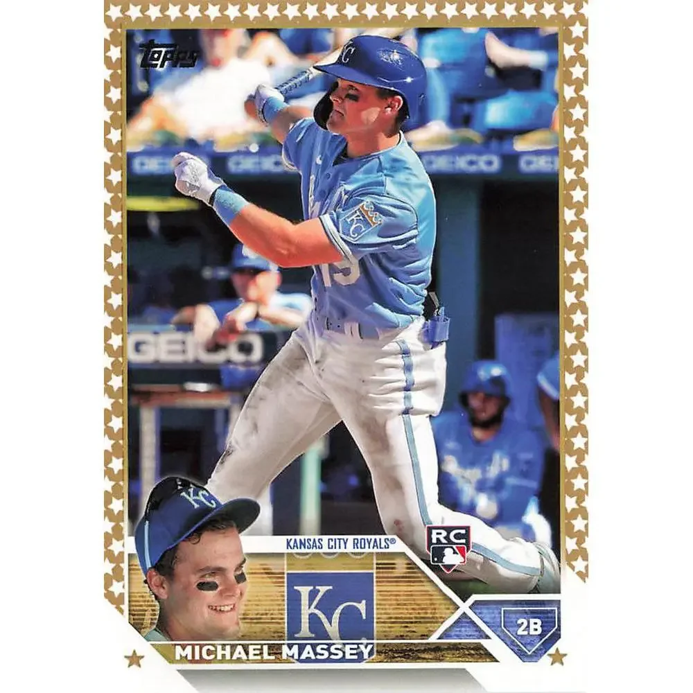 2023 Topps Gold Star Michael Massey Rookie #167 Kansas City Royals